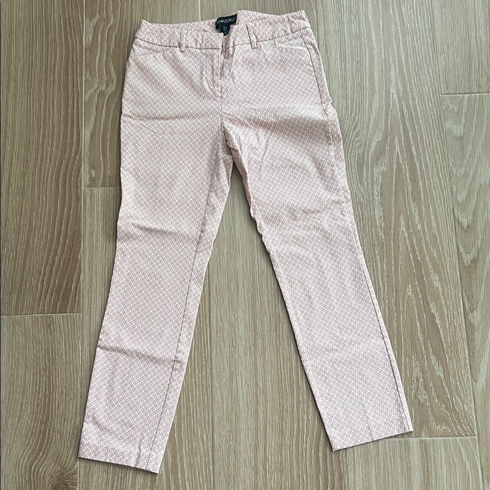 Cynthia Rowley Men's Light Pink Patterned Chinos